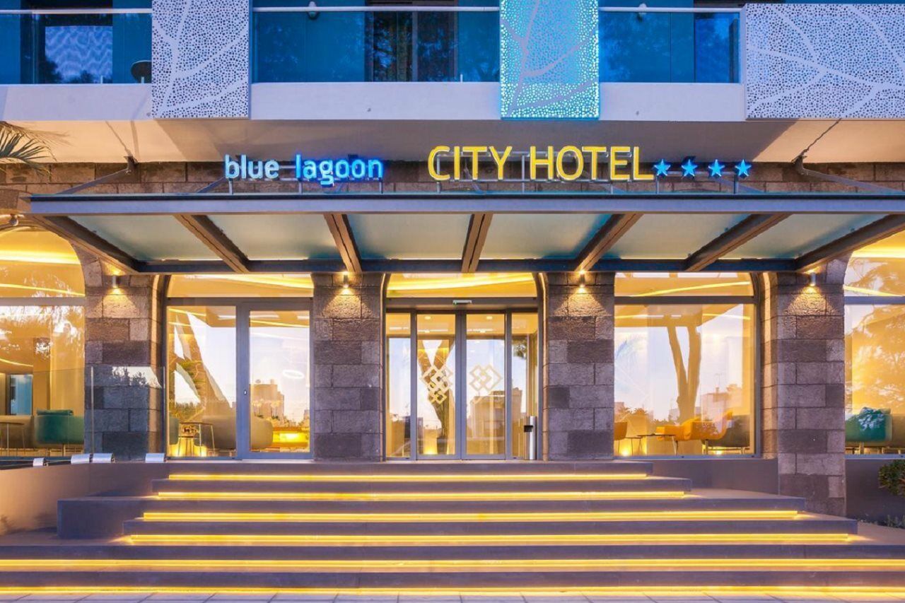Blue Lagoon City Hotel Kos Exteriör bild